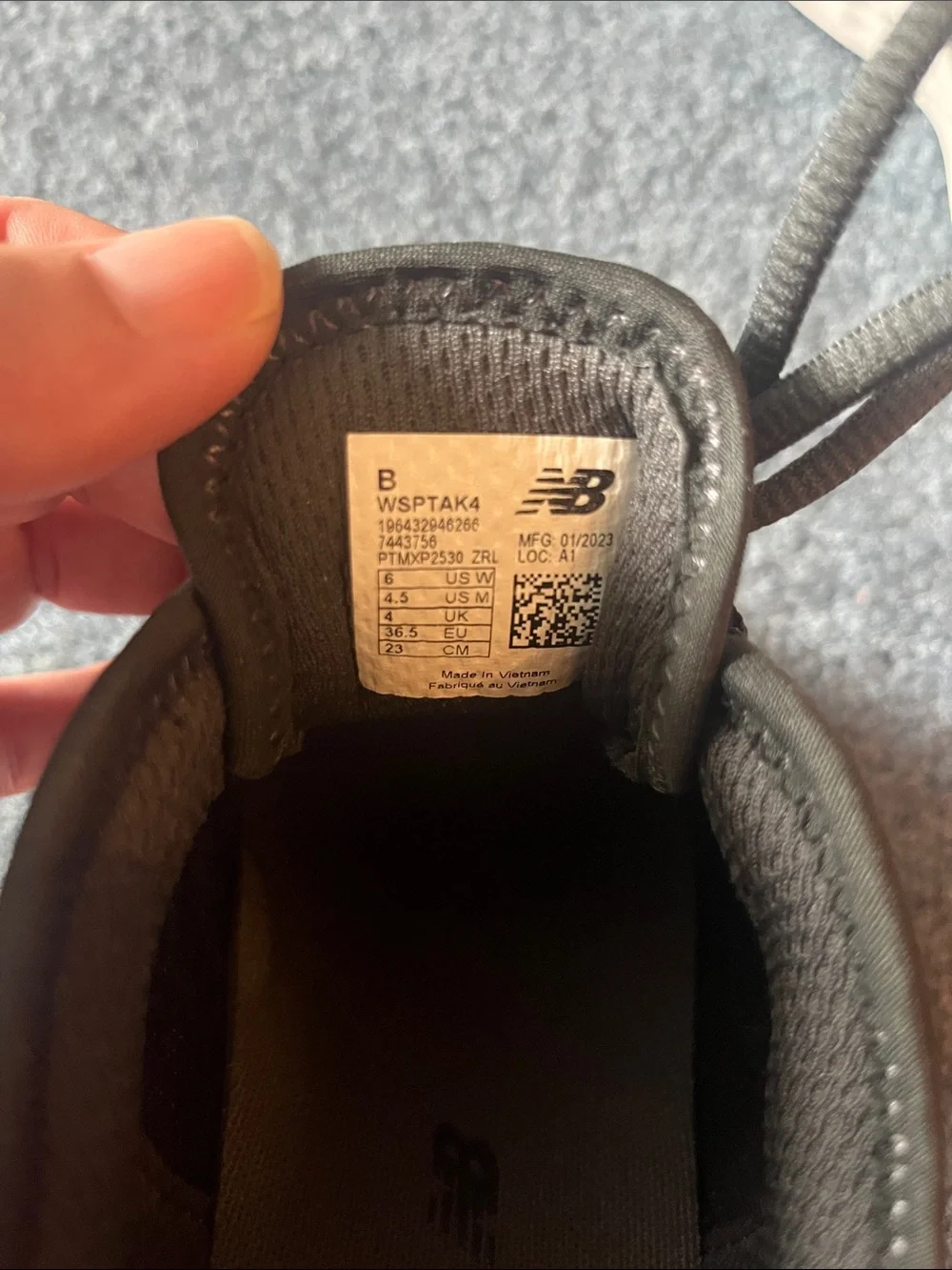New Balance Black and Gray Freshfoam Sneakers
